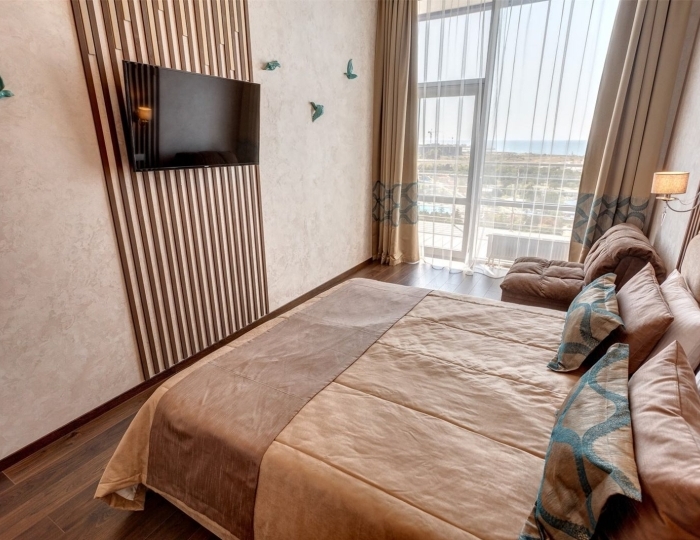 2-х комнатные апартаменты вид на море Аква Deluxe - Комплекс апартаментов «Апарт-Сити Ирида» Севастополь